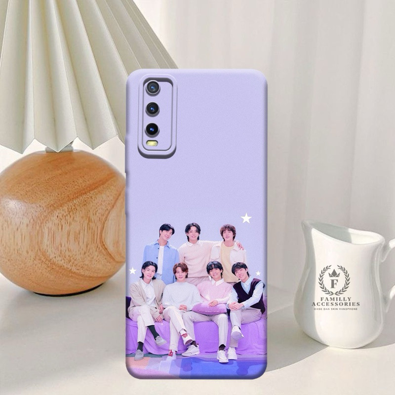 (FA-01) VIVO Y20 - Y12s - Y20s Silicon Procamera Case New my bts (type lain via chat)