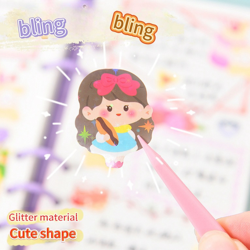 

200p Kawaii Stickers for Kids Cute Stationary Aesthetic Diary Decoration Art Supplies Stickers for Scrapbooking Lot Korean Paper