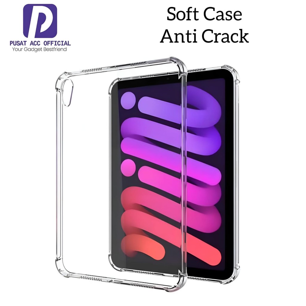 Casing Case Samsung Tab SM-P205 T590 T515 T285 Tab S6 Lite Anti Crack Transparan