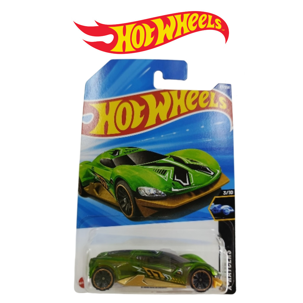 Hot Wheels Crescendo Hijau Base Gold X Raycers