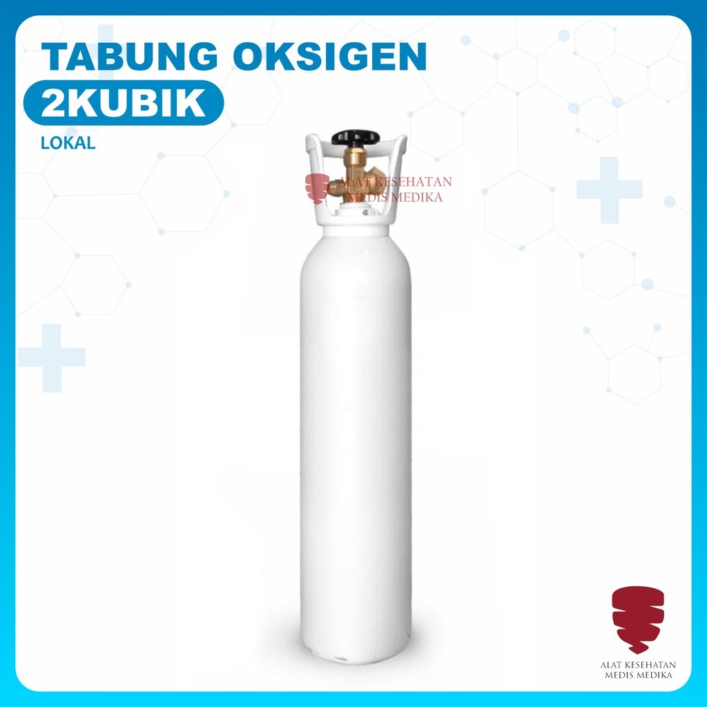 Nisson Tabung Oksigen 2 M3 Oxigen Oxygen Alat Bantu Pernafasan Medis