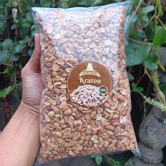 

Kacang Tanah Oven / Sangrai 1 kg Matang Kupas Tanpa Kulit Rasa Tawar untuk Bahan Masakan Bumbu Kacang - Grade A, 500gr