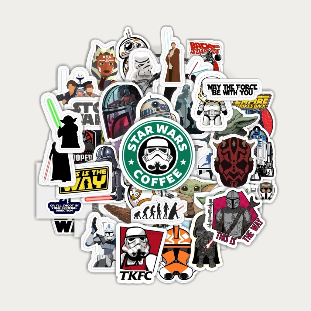 

Sticker Pack Stiker Star Wars | Sticker TUMBLR | Stiker LAPTOP KOPER HELM