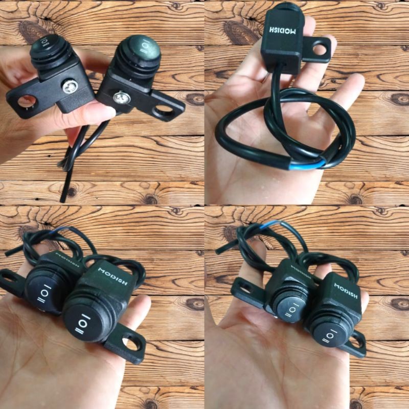 saklar stang 2 tombol stater on off ktc model ktc kualitas premium universal vixion satria fu klx cr