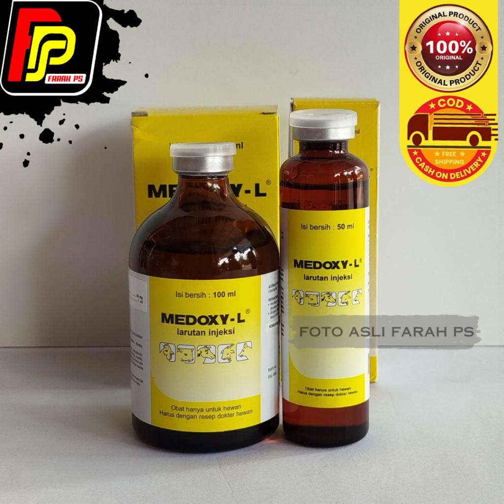 Medoxy L 100 ml Injeksi Antibiotik Hewan