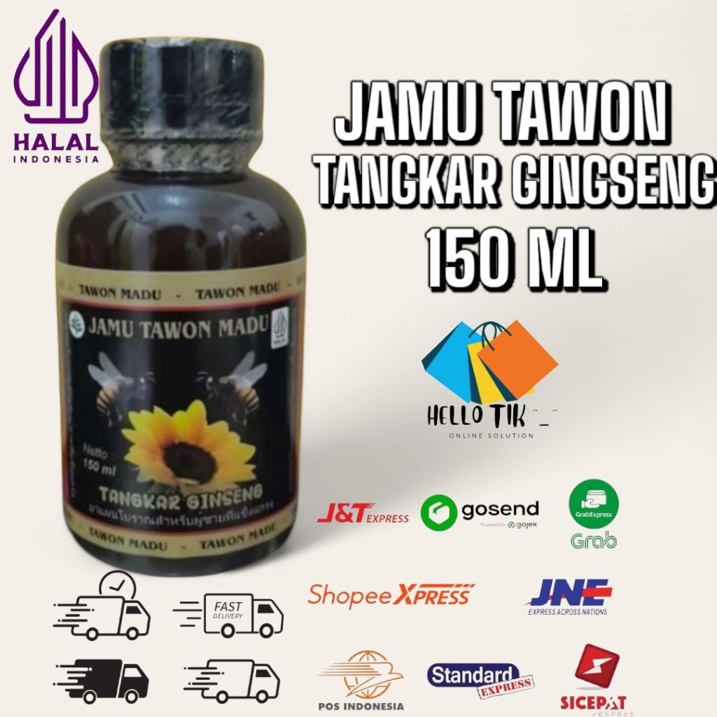 

COD Jamu Tawon Tradisional botol plastik 150ML