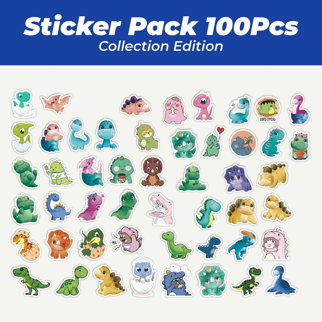

Hot Stiker Baby Dinosaur 2 [Bayi Dinosurus] Lucu Anti Air Stikers Berperekat Waterproof Sticker Decal Buat Motor Helm Buku Journal Koper Casing HP Laptop Botol Minum