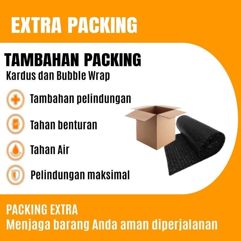 

EXTRA PACKING DUS BUBBLE ekstra paking tambahan dus kardus bubble wrap plastik bubel kualitas terbaik