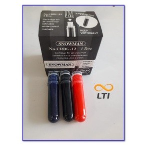 

KlikIniAja Snowman Cartridge Refill Ink CRBG - Tinta isi ulang spidol white board Refillable - HEMAT