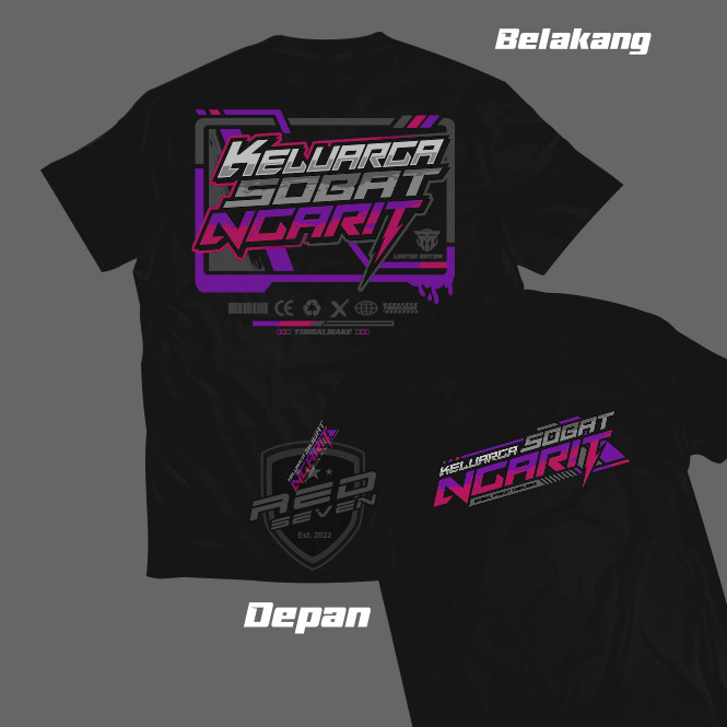 Kaos Keluarga Sobat Ngarit Edisi Terbaru Unisex | Kaos Pria Wanita - Sobat Ngarit