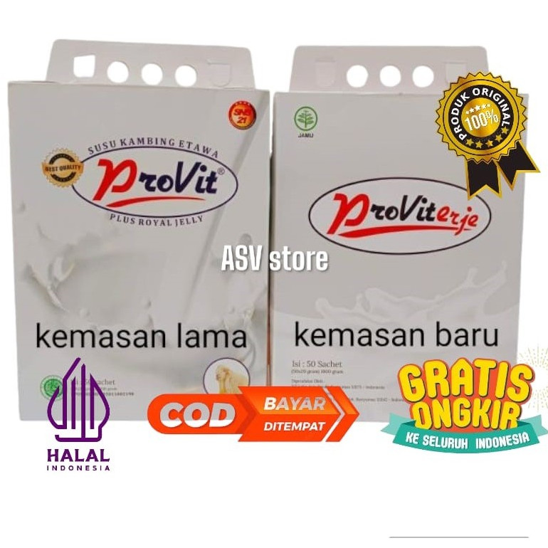 

Susu Kambing Etawa Provit Plus Royal Jelly 50 Sachet