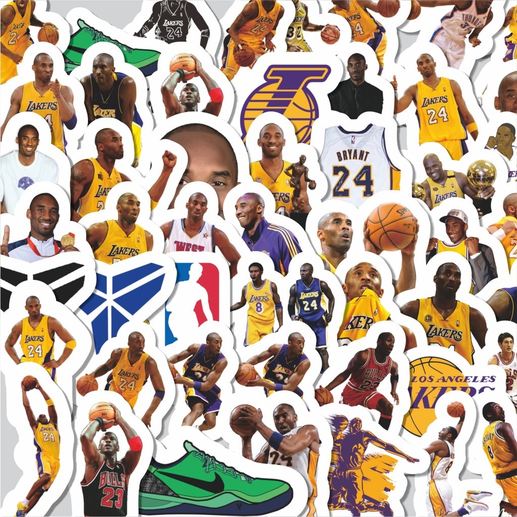 

Stiker Cutting Pack Sticker Kobe Bryant Isi 100Pcs Series Aesthetic Lucu Keren Untuk Koper Bahan Vynil