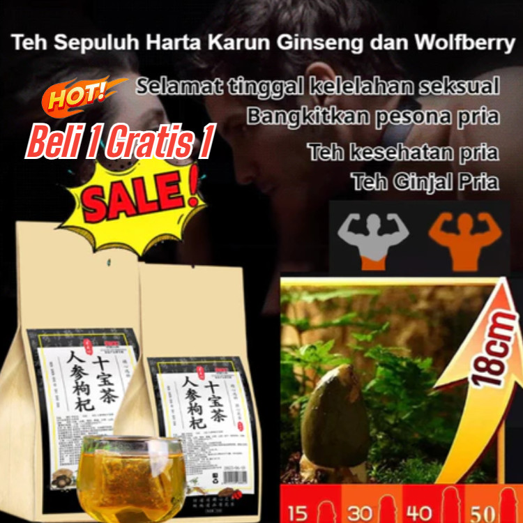 

[5g x 30/tas]Teh Sembilan Bahan Ginseng/Teh Sembilan Bahan Ginseng dan Polygonatum / Teh Kesehatan untuk Nutrisi Tubuh / Teh Penambah Energi dan Anti Lelah / Teh Herbal Alami Sehat/Geng Yellow Essence and Nine Treasures Tea