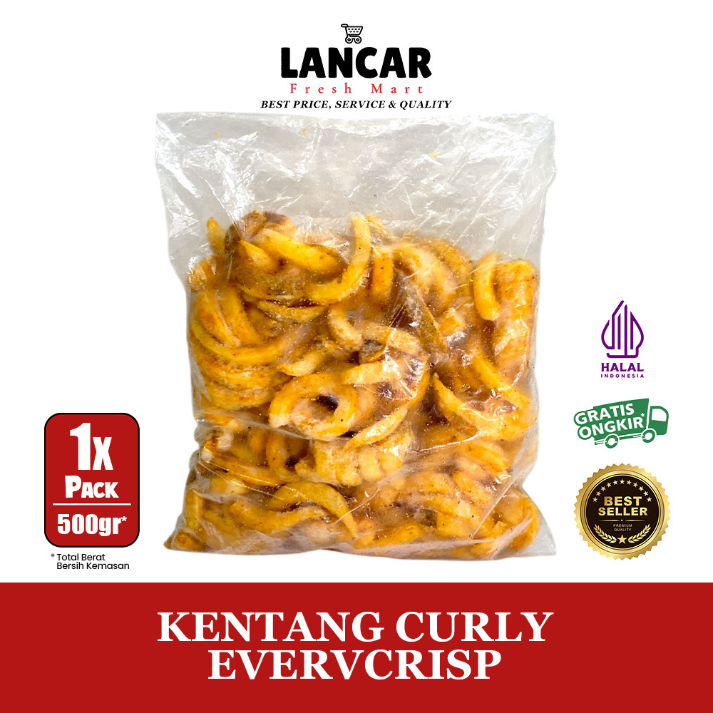 

KENTANG CURLY EVERVCRISP PREMIUM 500GR