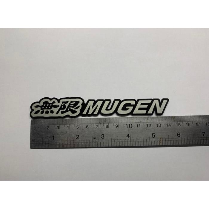 Emblem tulisan Mugen untuk bagasi Honda HRV CRV
