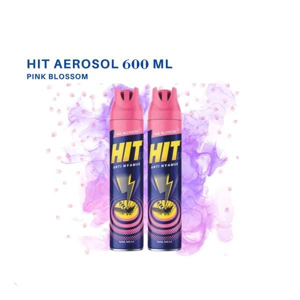 3x Hit Aerosol Orange 600Ml MIX - Obat Nyamuk - Hit Spray Anti Nyamuk Murah Cairan kecoa pembasmi se