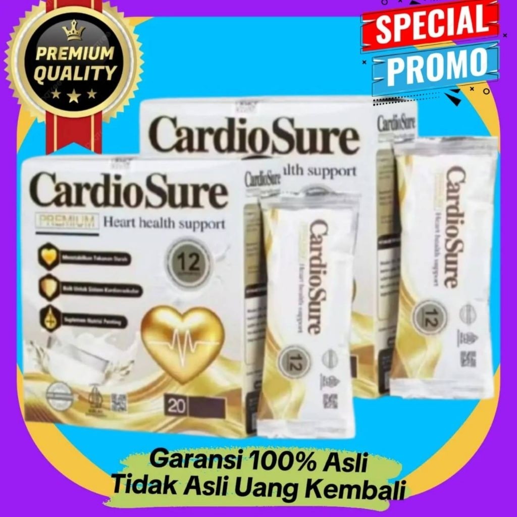 

CARDIOSURE MEMBANTU ATASI HIPERTENSI KOLESTROL ASAM URAT
