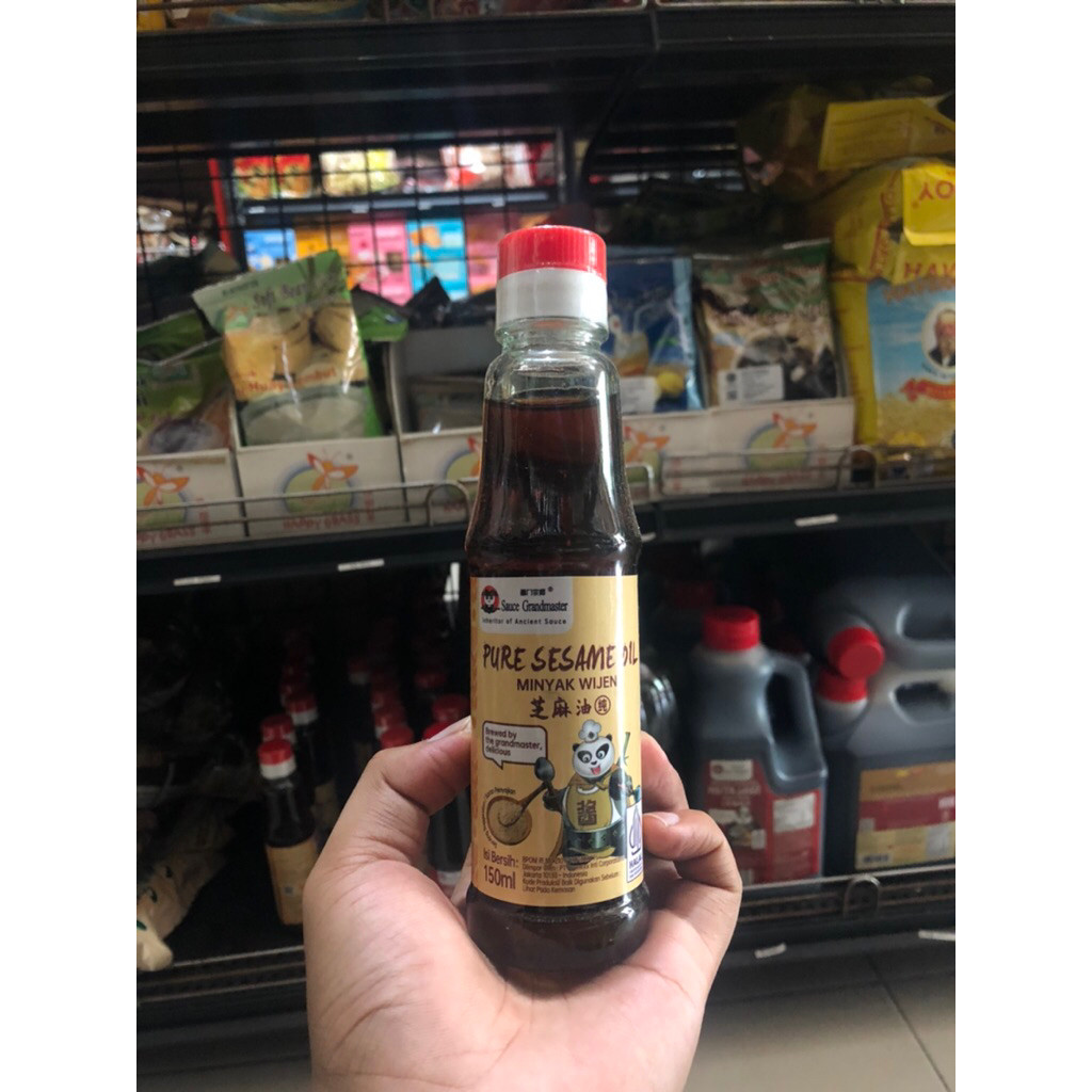 

Sauce Grandmaster Pure Sesame Oil 150mL Minyak Wijen