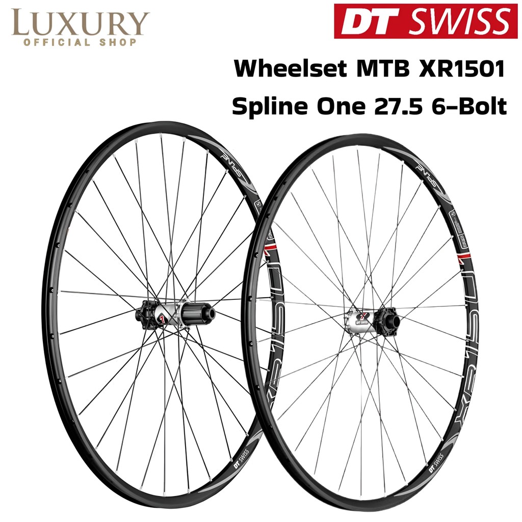 Wheelset Sepeda MTB 27.5 XR1501 Spline One 6 Bolt Wheel Set Mountain Bike