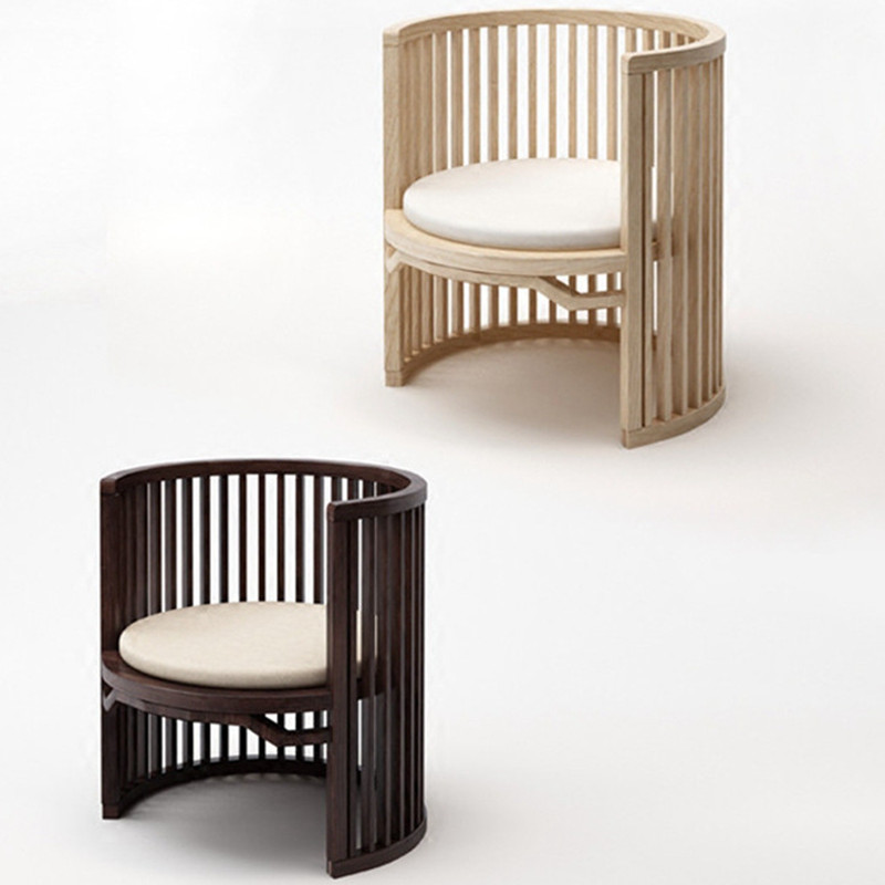 Leisure Chair Solid Wood Personalised Modern Chinese Restaurant Hotel Furniture