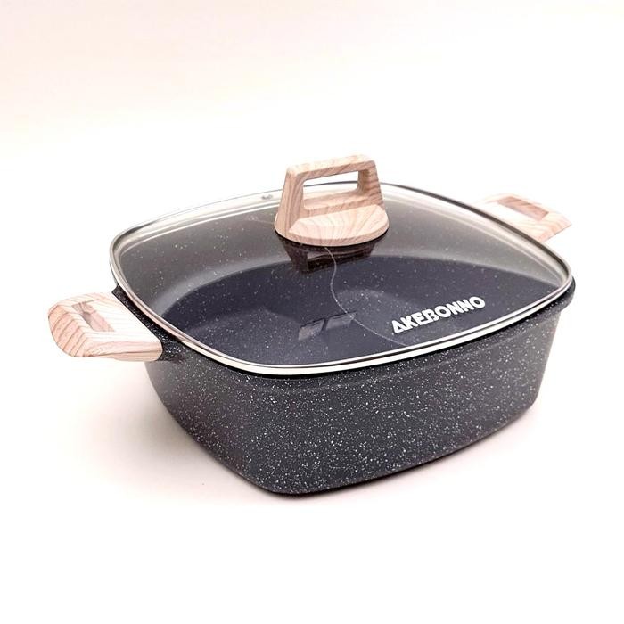 Panci Shabu-Sukiyaki Akebonno Marble Sekat 2 (00142.01505)