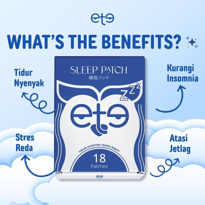 

[PROMO BUY 3 GET 1] Neteru Sleep Patch 18 Pcs – Koyo Tidur Melatonin untuk Insomnia & Tidur Nyenyak, Herbal, Aman - 6pcs with no Box MB