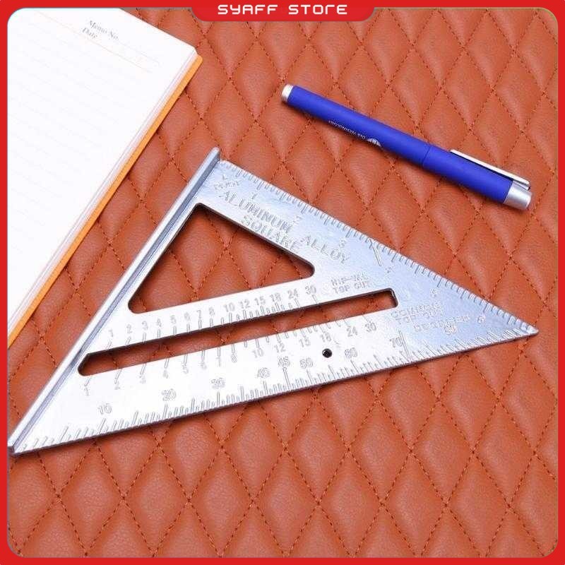 

Taffware Penggaris Siku Mistar Triangle Ruler Aluminium Alloy - VK18