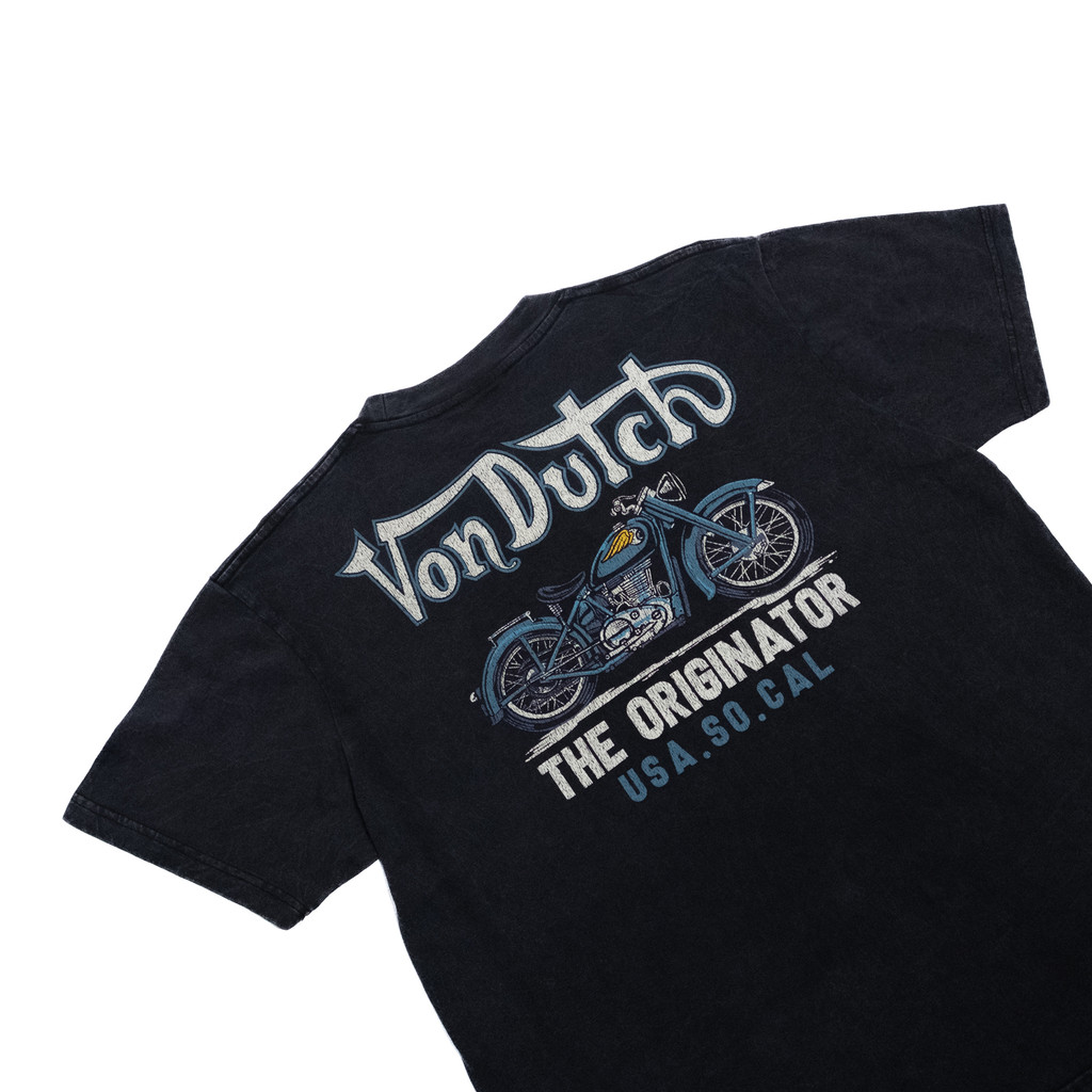 Kaos Pria Washing Tshirt 1503 Black
