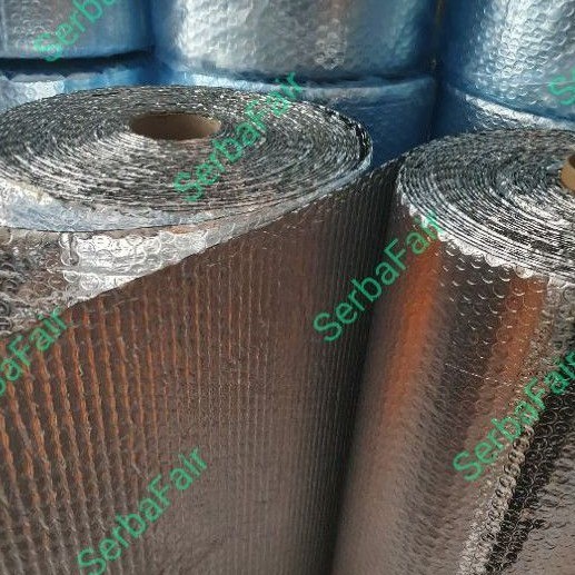 

Aluminium Foil Bubble / Insulasi Atap / Peredam Panas METERAN 1.2Mx1M