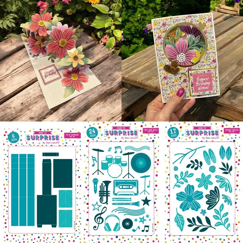 

Pop-Up Mechanisms Make Some Noise 2025 New Dies For Craft Embossing Make Paper Greeting Card Making Template DIY Handmade