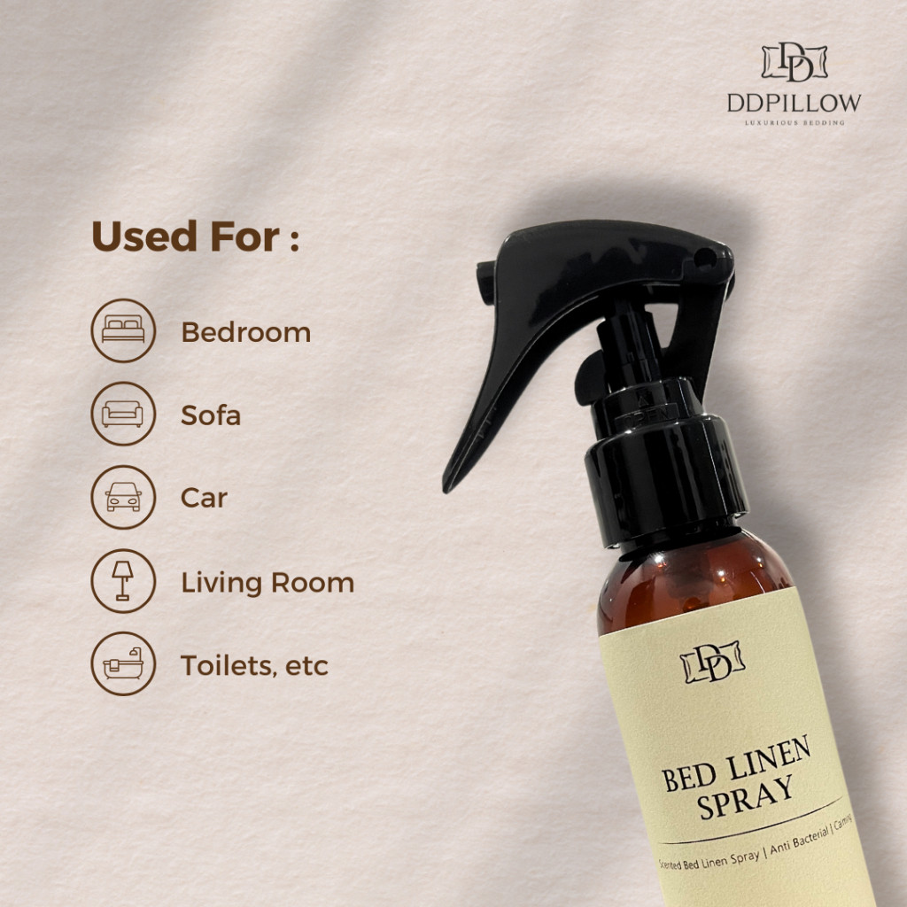 DDPillow Hotel Bed Spray | Hotel Linen Spray | Spray Pewangi Kasur 100ml - Hotel Room