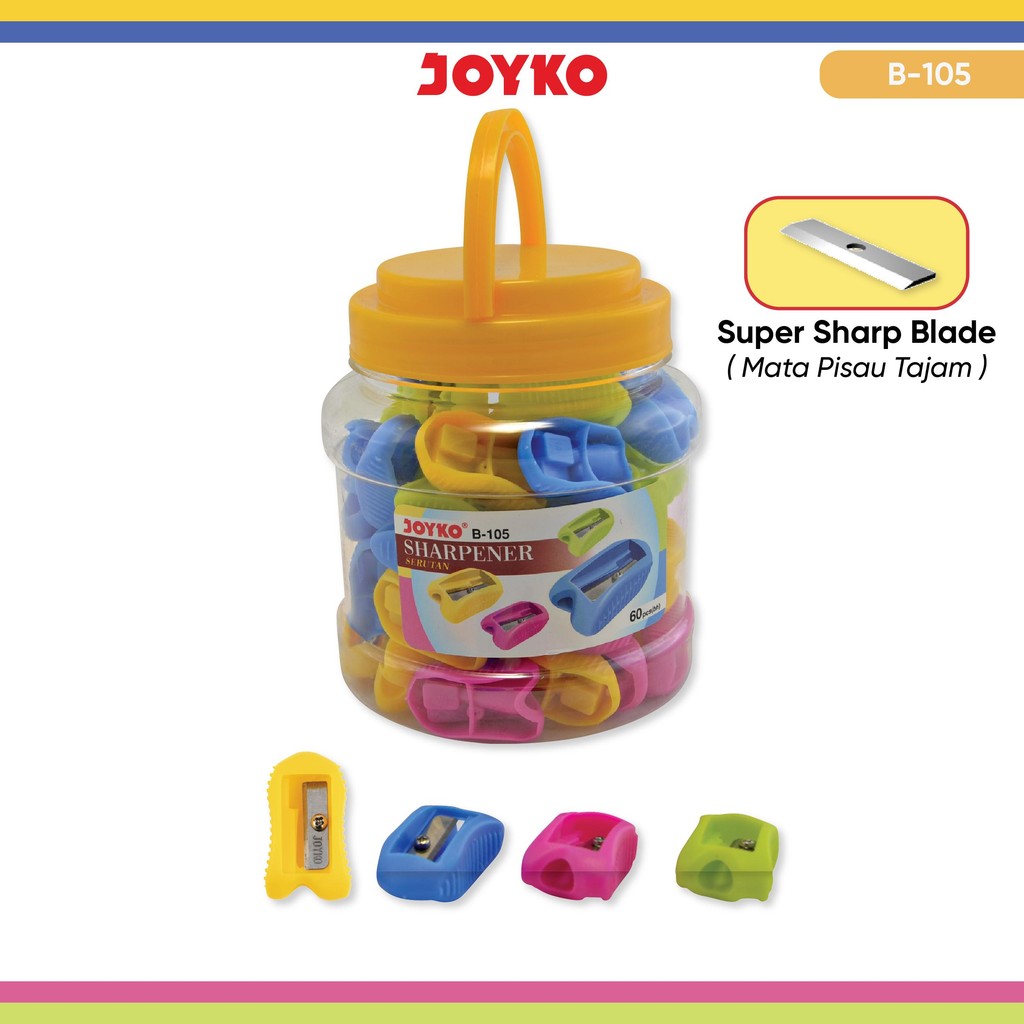 

JOYKO Sharpener Rautan 1 Drum B-105 Isi 60 Pcs