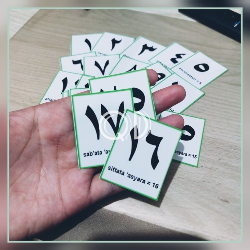 

STIKER PRINTING A3 ANGKA ARAB 1-30 STICKER GLOSSY BELAJAR BAHASA ARAB ANAK