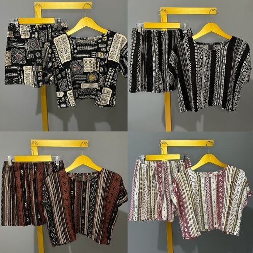 HELENA OUTFIT Setelan Celana Pendek One Set Pendek Wanita Rayon Premium Stelana babydoll