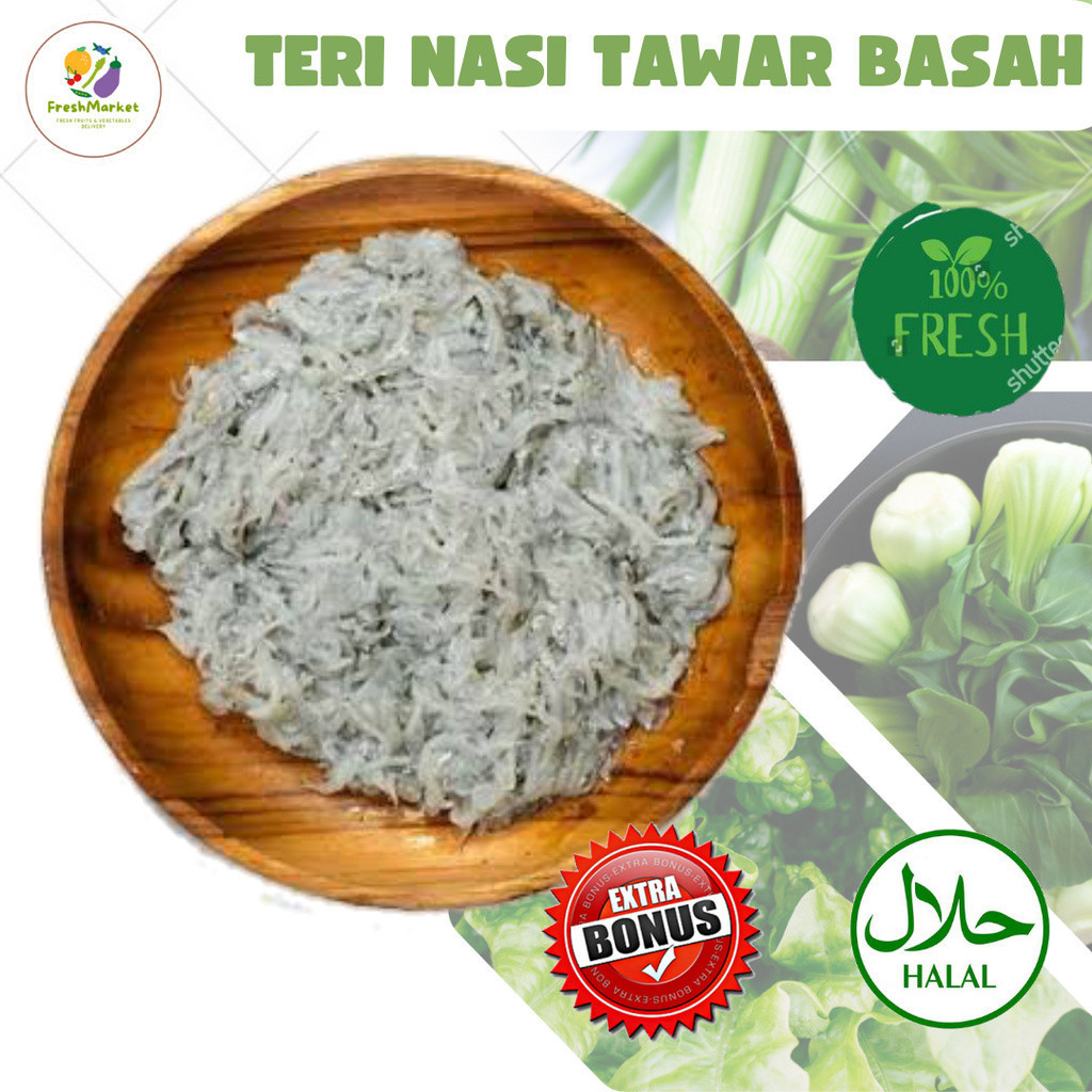 

Teri Nasi Tawar Segar Basah Sayurinstant