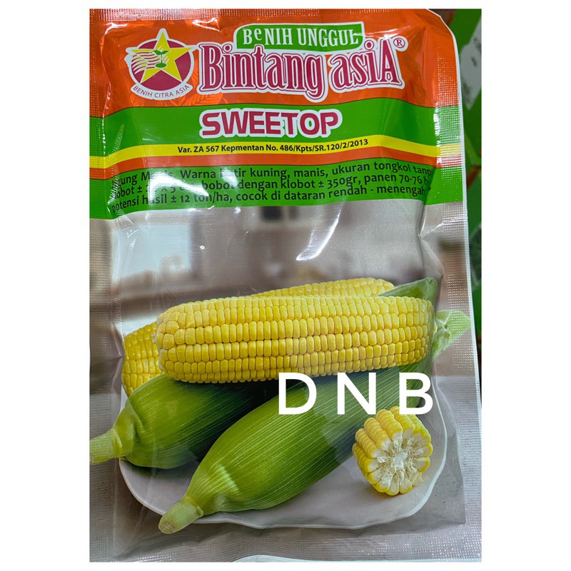 Benih jagung manis SWEETOP 250 gr BINTANG ASIA