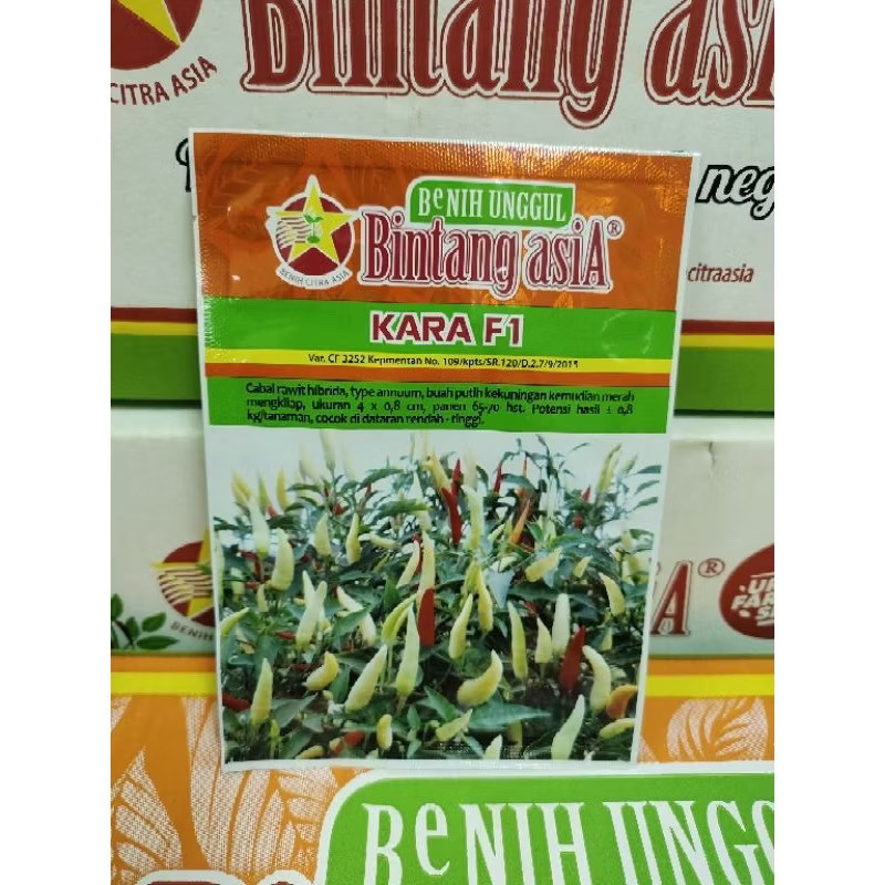Cabe Rawit Hibrida Kara F1 10 gr Cap Bintang Asia