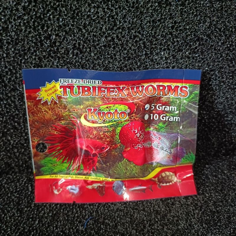 Cacing kering / tubifex worms 5 gr
