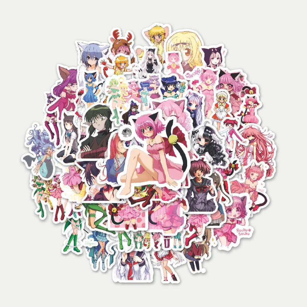 

Sticker Pack Stiker Manga Tokyo Mew Mew | Sticker TUMBLR | Stiker LAPTOP KOPER HELM