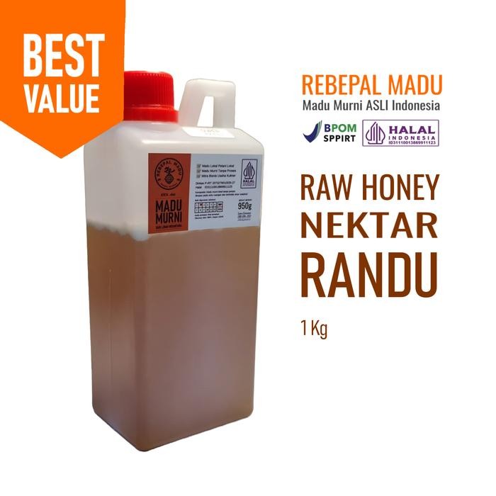 

Hot Produk Rebepal Madu Murni Asli Indonesia Super Honey - 1kg - Randu Terbaik dan Terlaris