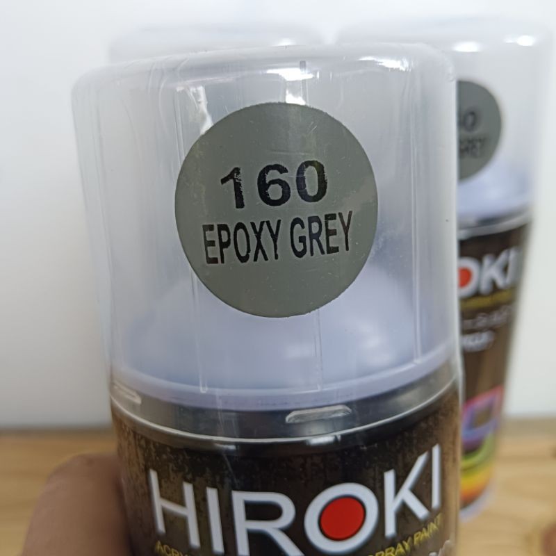 cat semprot pilok pilox cat semprot HIROKI 160 EPOXY GREY epoxy poxy cat dasar 300cc