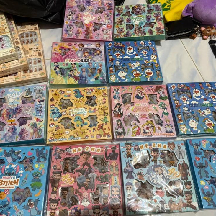 

Fairytales 1 BOX STIKER NONO 2D - STIKER KARAKTER WATERPROOF 100 LEMBAR