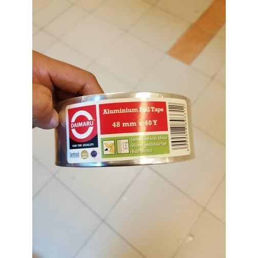 

MUMPUNG PROMO Aluminium Foil Tape DAIMARU / ISOLASI Tahan PanasTERLARIS