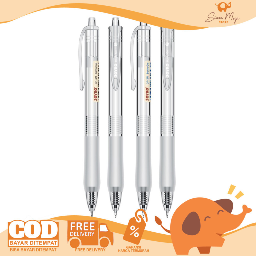 

Joyko Pulpen Gel Pen 0.5mm GP-371 Bontu Gel / Pulpen Gel Biru / Hitam 0.5mm