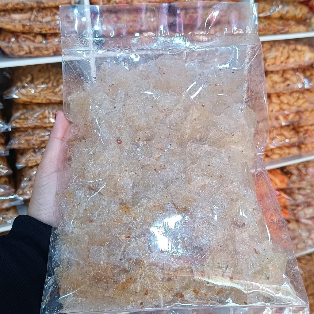 

Camilan Enak Keripik Kaca Original Dan Pedas Daun Jeruk 500 Gram - Snacks - Food