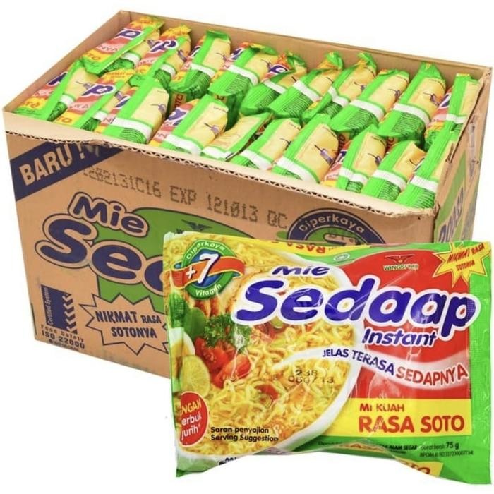 

Mie Sedap Rasa Soto 1 Dus isi 40 bks