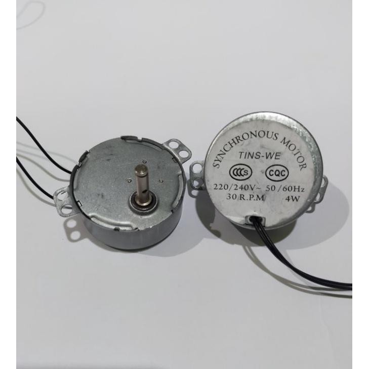 DINAMO ROD DRYER JORAN PANCING PUTARAN CEPAT 30RPM 4WATT 220/240V 50/60Hz Cocok untuk Rod Dryer