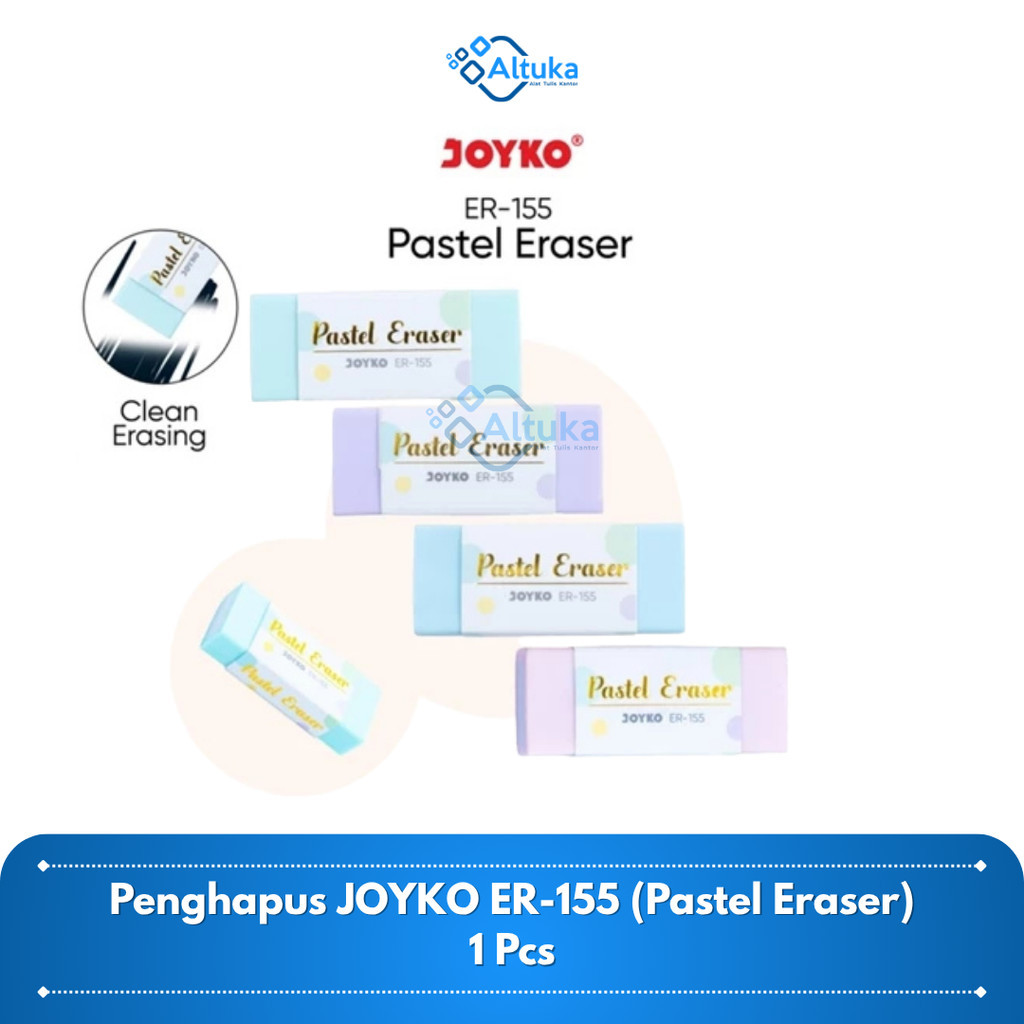 

Eraser Pensil / Stip Karet / Penghapus Pensil JOYKO ER-155 Pastel Eraser