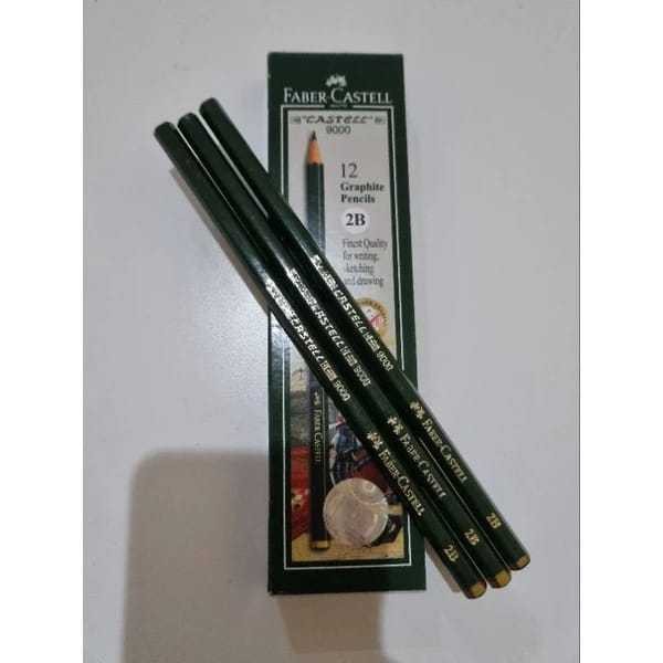 

Di Jamin ORI Pensil Faber-Castell 2B Hitam (12 Pcs/Pak)