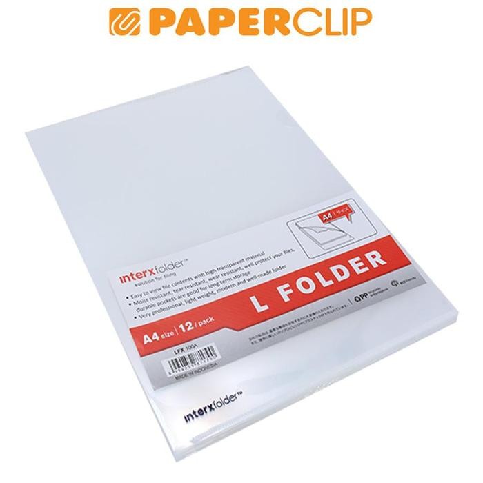 

CLEAR SLEEVES INTER X A4 LFX100A/12 TRANSPARAN